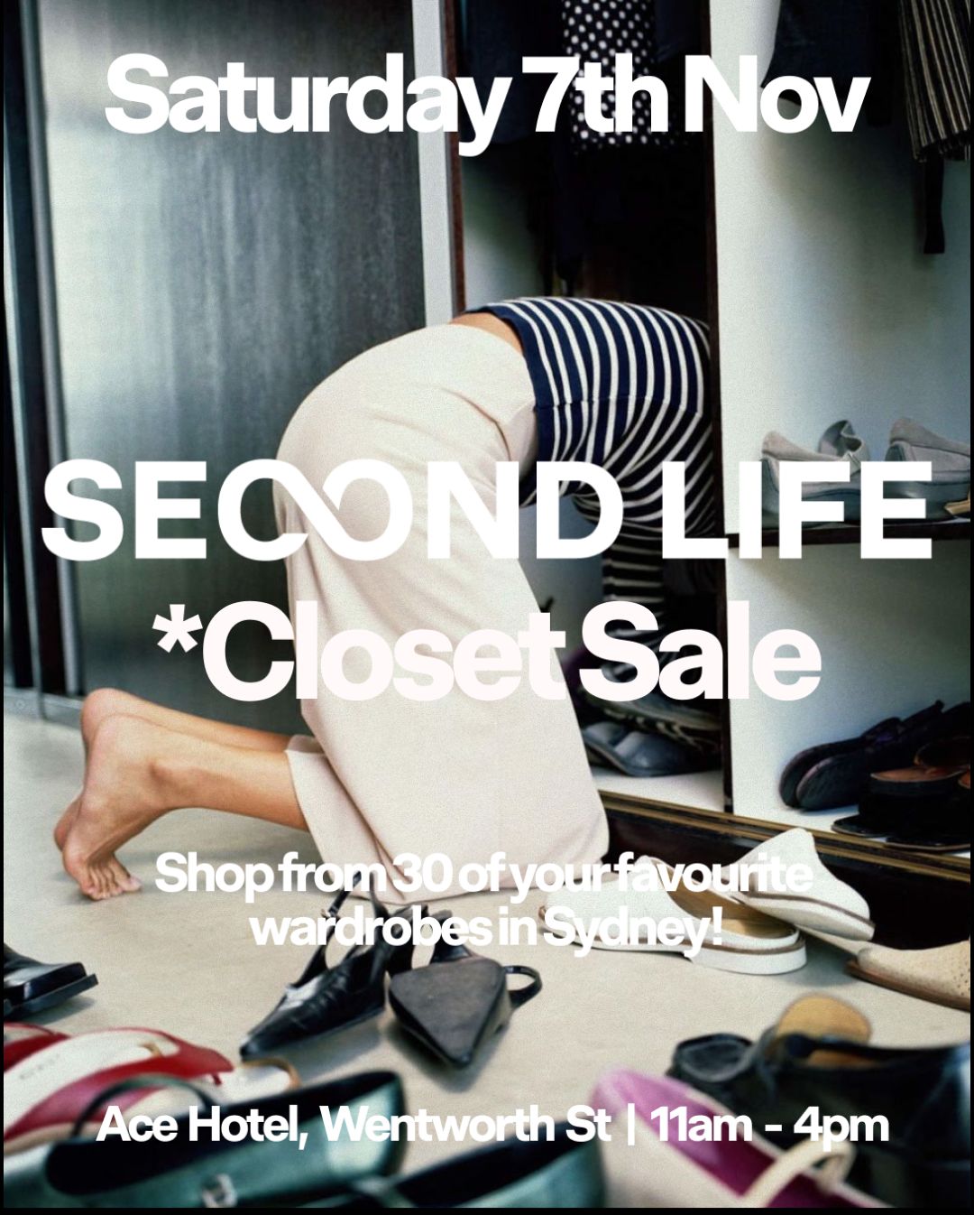 SYDENEY CLOSET SALE NOV 7th